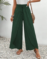 Sabine | Pantalon Large à Motif Géométrique