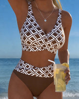 Noémie | Bikini Deux Pièces à Motif Diamant