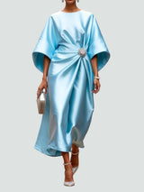 Ismérie | Robe Satinée pour Grande Soirée