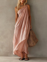 Colombe | Robe Maxi Asymétrique