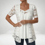 Charlotte | Blouse Romantique en Dentelle