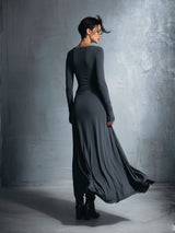 Naomie | Maxi Wrap Dress with Silky Tie