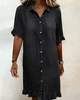 Charline | Robe en Denim Douce