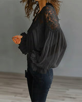 Océane | Blouse en Dentelle Patchwork