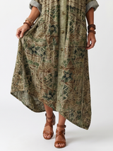 Rachilde | Robe Midi Boutonnée à Grandes Poches