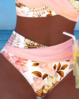 Jessica | Bikini à Motif Floral Contrasté