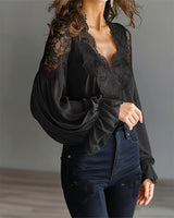 Océane | Blouse en Dentelle Patchwork