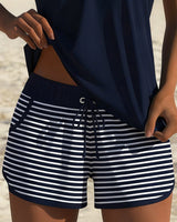 Céline | Tankini Rayé avec Short