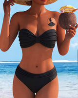 Cindy | Bikini Épuré à Encolure Halter