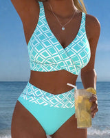 Noémie | Bikini Deux Pièces à Motif Diamant