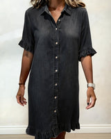 Charline | Robe en Denim Douce