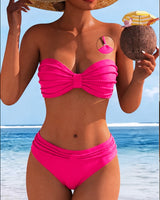 Cindy | Bikini Épuré à Encolure Halter
