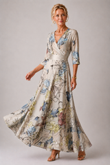 Edmée | Robe Fleurie à Manches