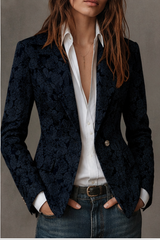 Rosalind | Fitted Cashmere Jacquard Blazer