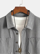Fabrice | Ribbed Structured Overshirt