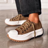Belinda | Jagged Platform Sneakers