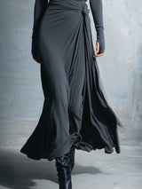 Naomie | Maxi Wrap Dress with Silky Tie