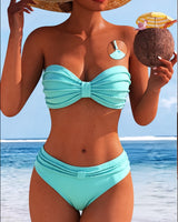 Cindy | Bikini Épuré à Encolure Halter