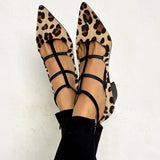 Franca | Leopard Strap Heeled Shoes