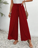 Sabine | Pantalon Large à Motif Géométrique