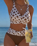 Noémie | Bikini Deux Pièces à Motif Diamant