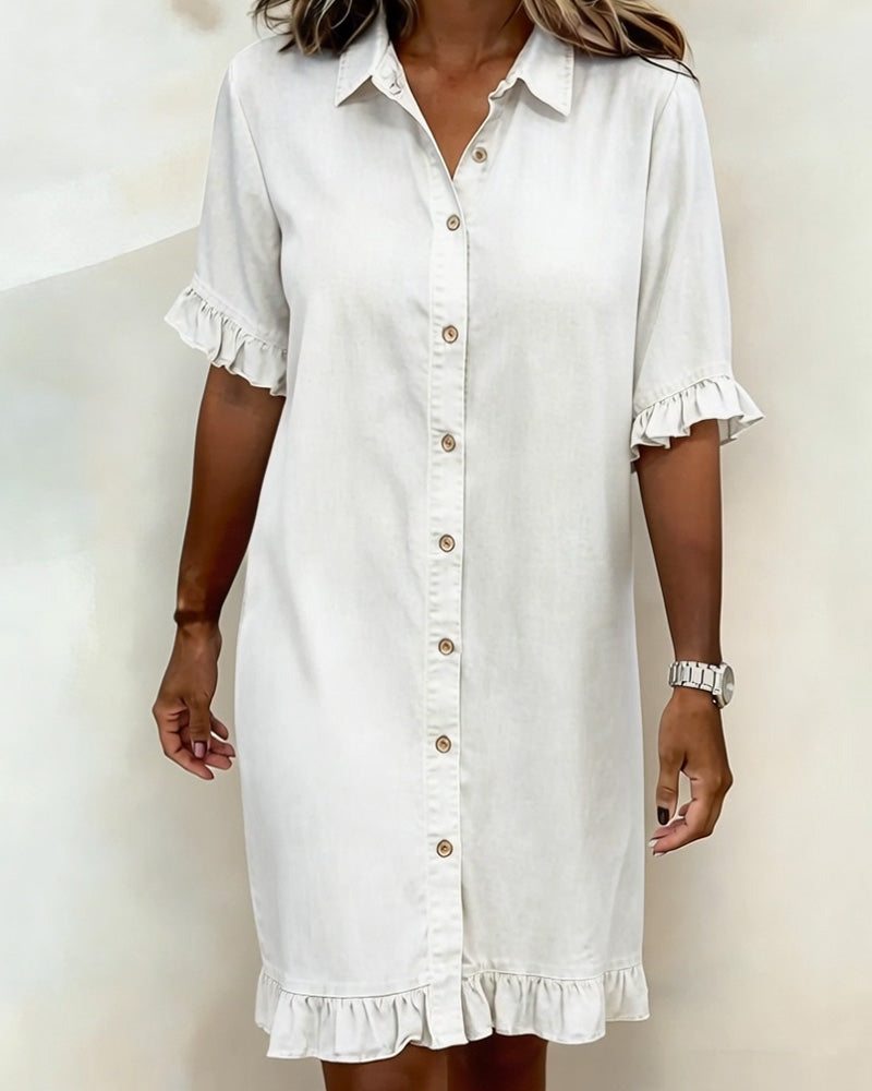 Charline | Robe en Denim Douce