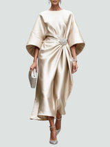 Ismérie | Robe Satinée pour Grande Soirée