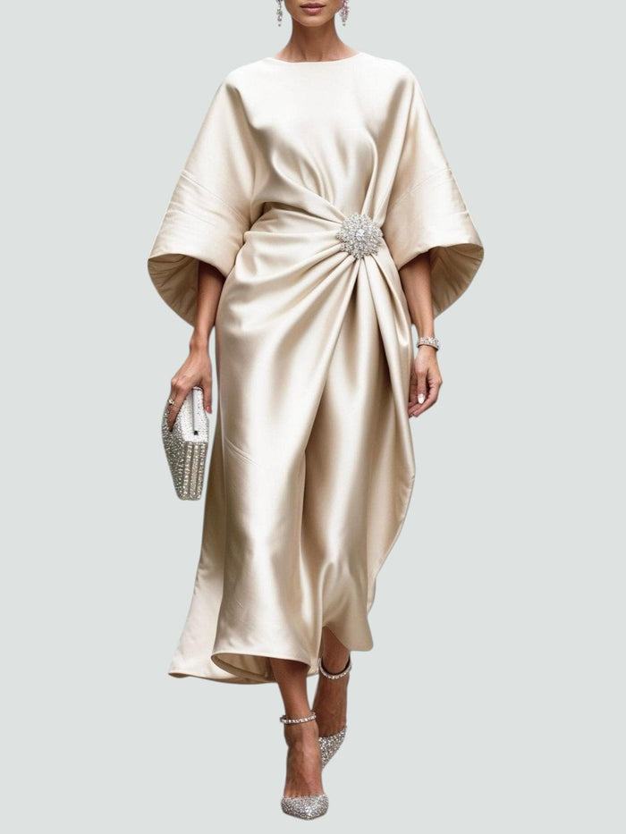 Ismérie | Robe Satinée pour Grande Soirée