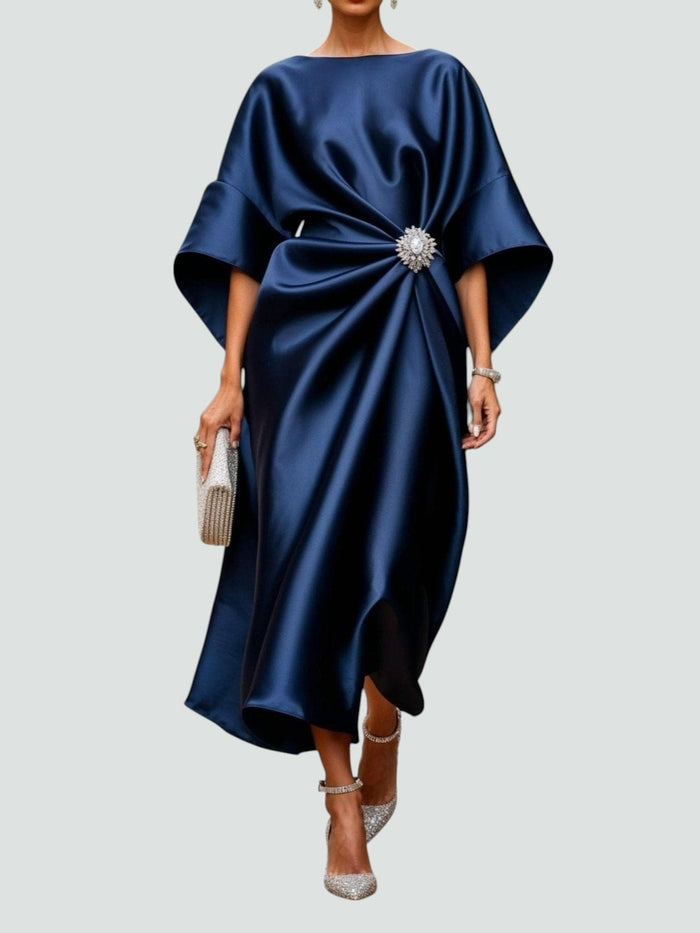 Ismérie | Robe Satinée pour Grande Soirée