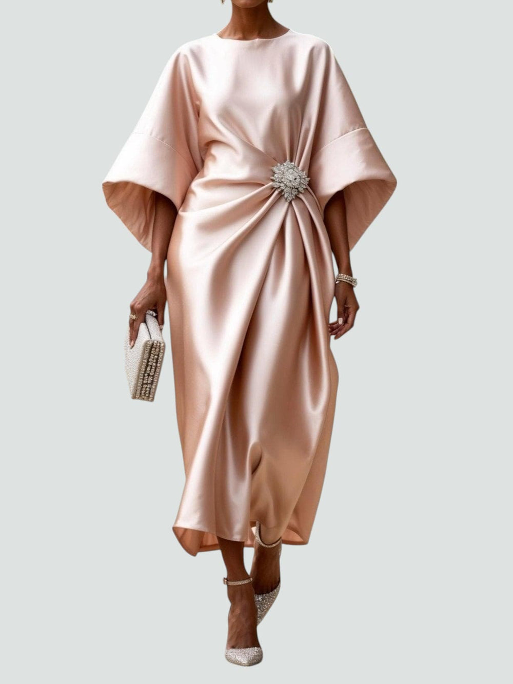 Ismérie | Robe Satinée pour Grande Soirée