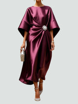Ismérie | Robe Satinée pour Grande Soirée