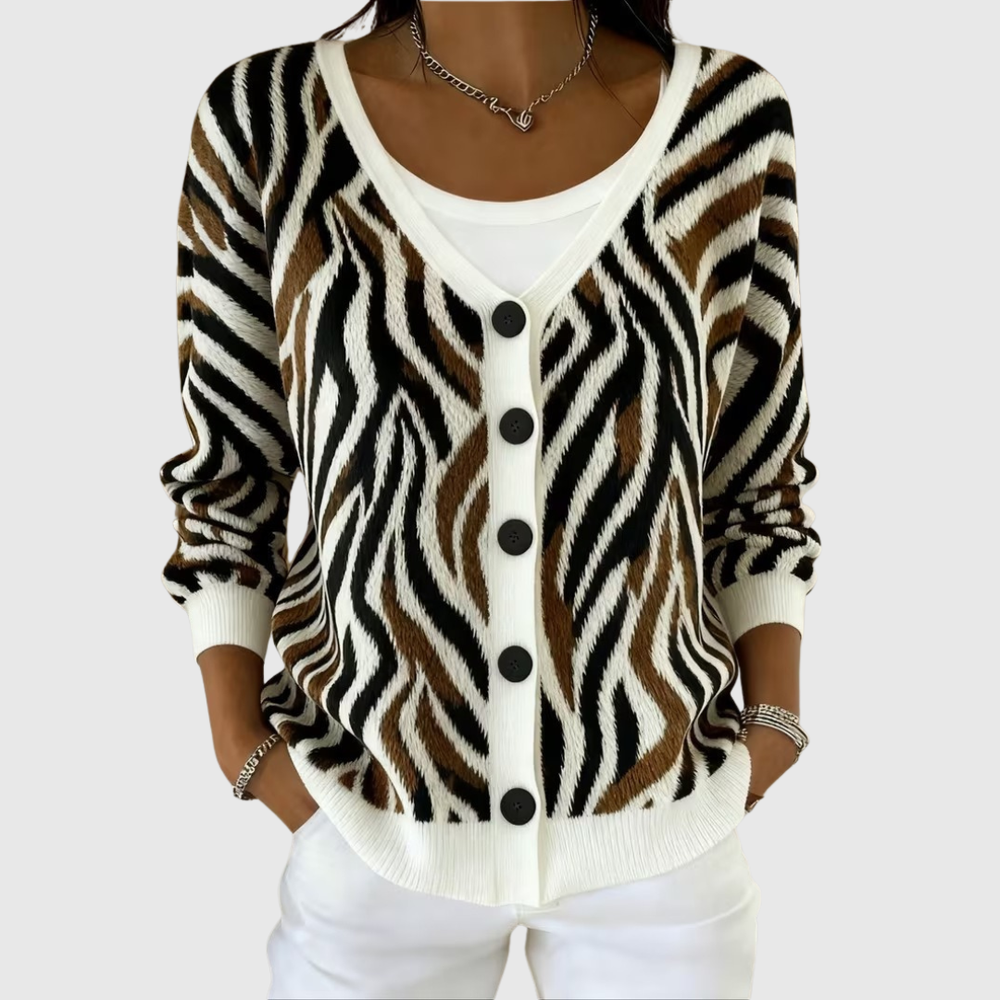 Gemma | Buttoned Knit Jacket