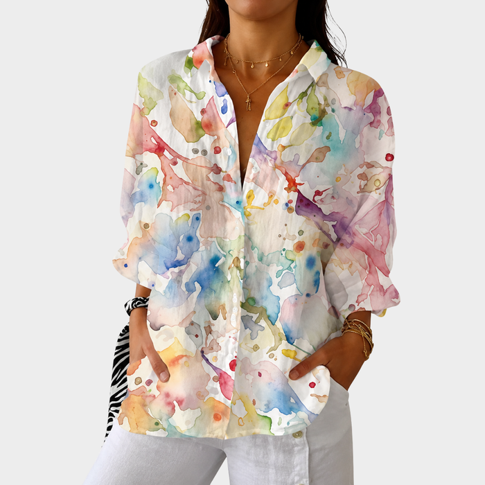 Léonore | Blouse Fleurie Multicolore