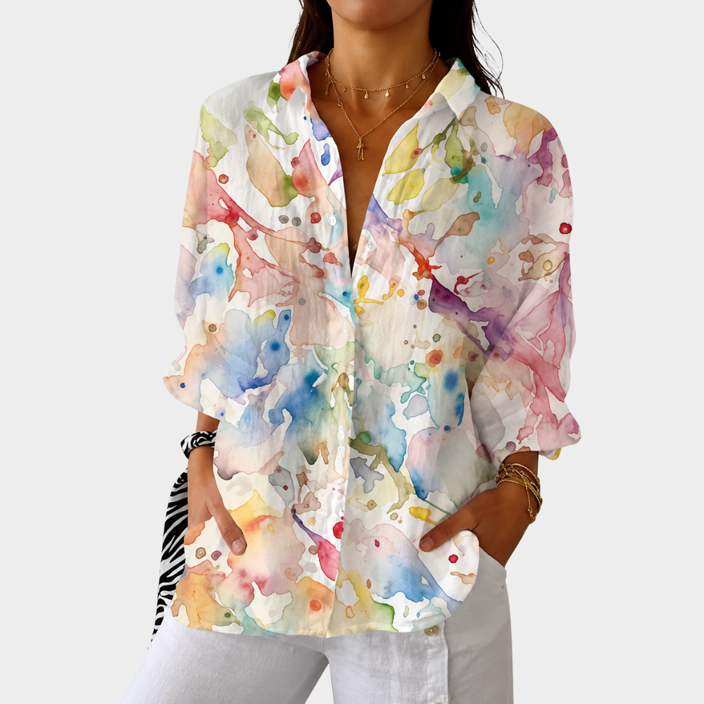 Léonore | Blouse Fleurie Multicolore