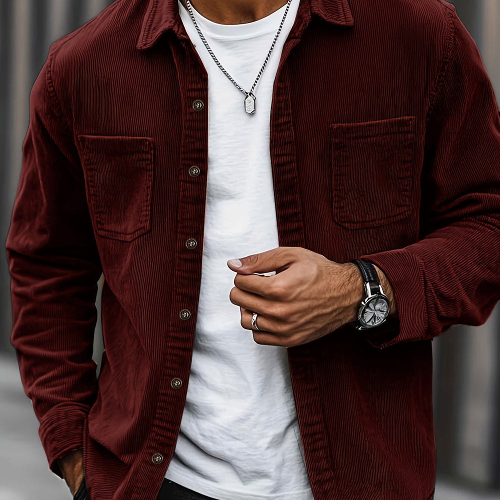 Fabrice | Overshirt Structuré Côtelé