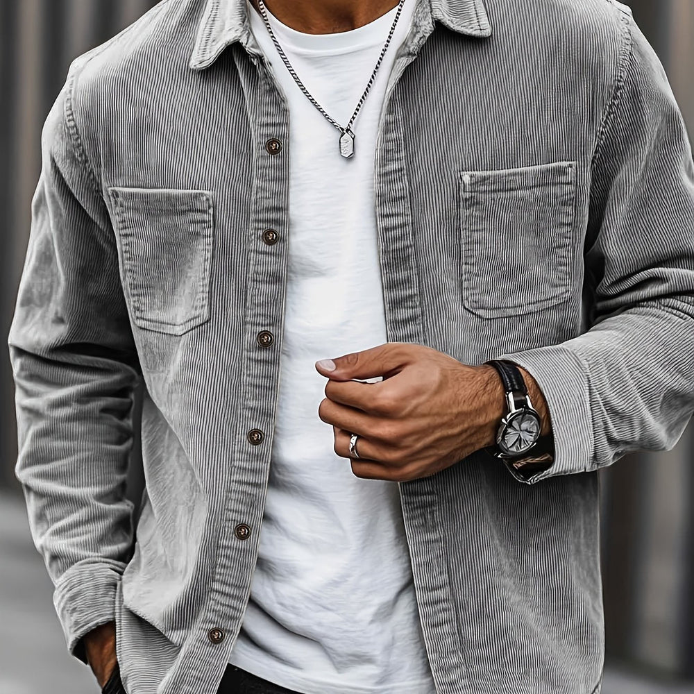Fabrice | Overshirt Structuré Côtelé