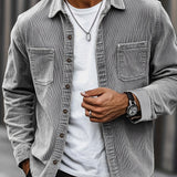 Fabrice | Overshirt Structuré Côtelé