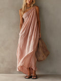 Colombe | Robe Maxi Asymétrique