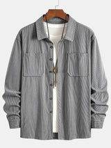 Fabrice | Ribbed Structured Overshirt