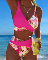 Jessica | Bikini à Motif Floral Contrasté