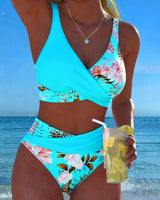 Jessica | Bikini à Motif Floral Contrasté
