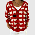 Renata | Buttoned Knit Jacket