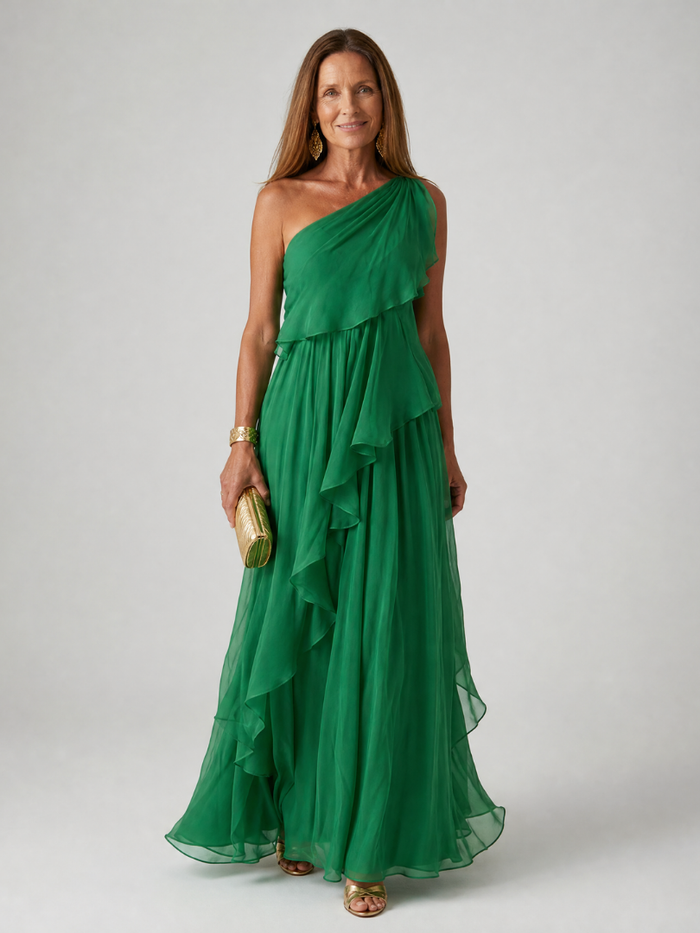 Léontine | Robe à Volants pour Soirée Fêtarde