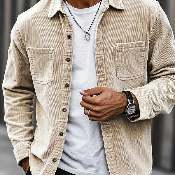 Fabrice | Overshirt Structuré Côtelé