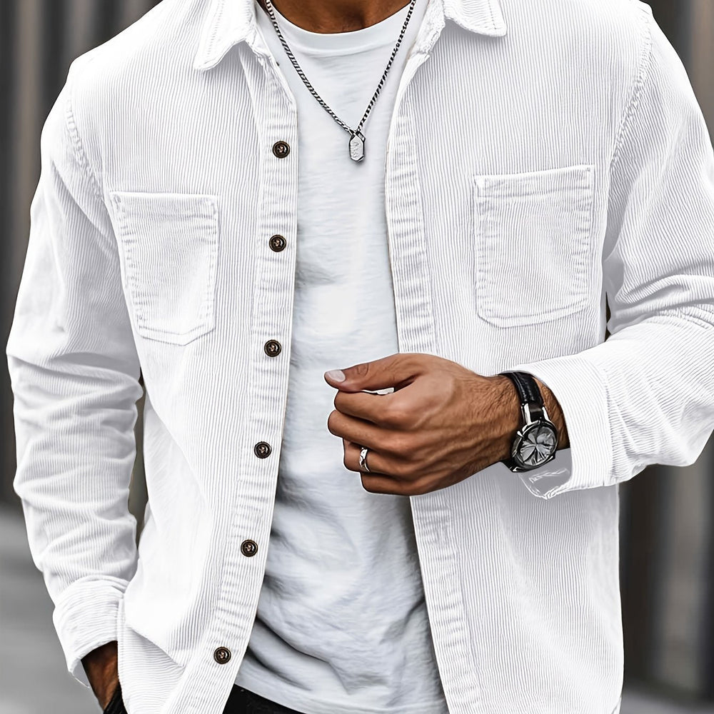 Fabrice | Overshirt Structuré Côtelé