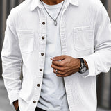 Fabrice | Overshirt Structuré Côtelé