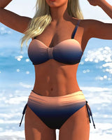 Colette | Bikini Dégradé avec Cordon