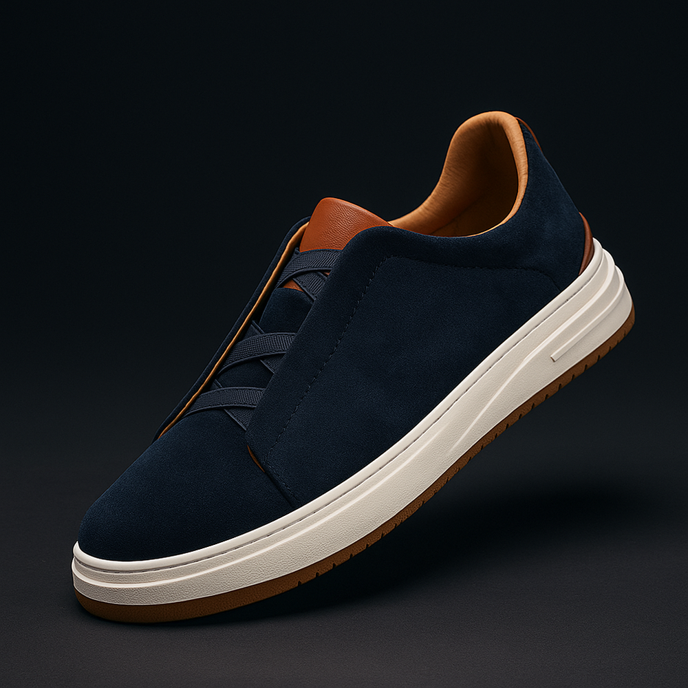 Grégoire | Sneakers Casual en Cuir de Vachette