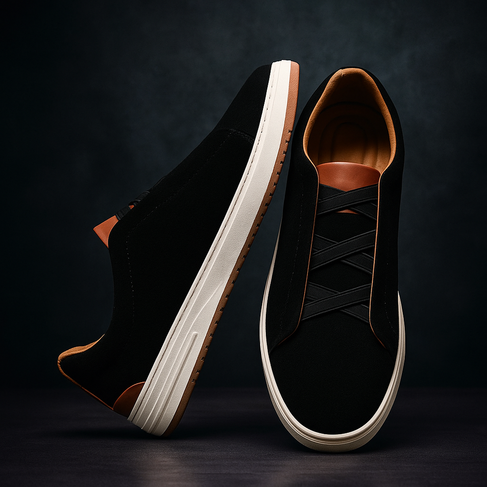 Grégoire | Sneakers Casual en Cuir de Vachette
