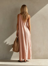 Colombe | Robe Maxi Asymétrique